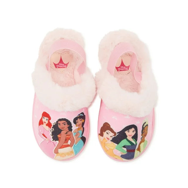 Toddler Girls Disney Princess Casual Scuff Slipper Color Pink