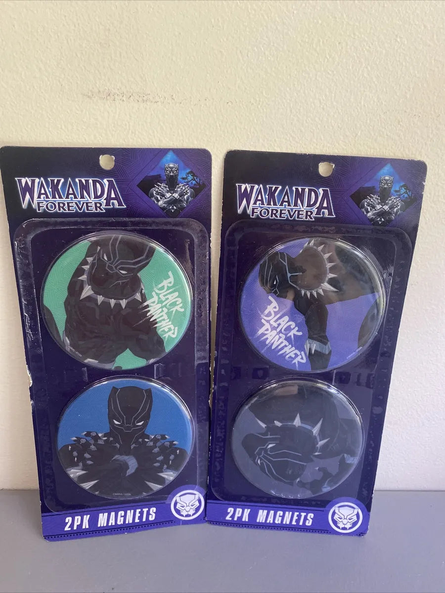 Black Panther Wakanda Forever 2 Pack Magnets